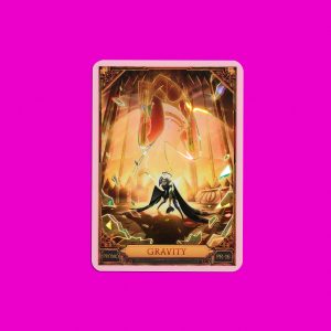 Hazbin Hotel Trading Cards Gravity Cracked Ice Promo Card (PR-16)