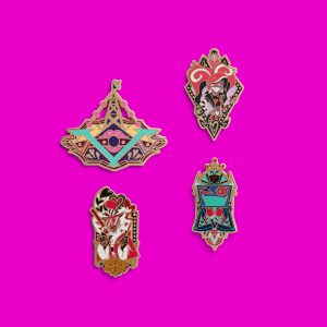 The Vees Pin Set