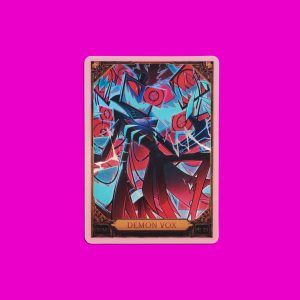 Hazbin Hotel Trading Cards Demon Vox Cracked Ice Promo Card (PR-25)