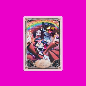 Hazbin Hotel Trading Cards Charlie & Vaggie Cracked Ice Promo Card (PR-02)