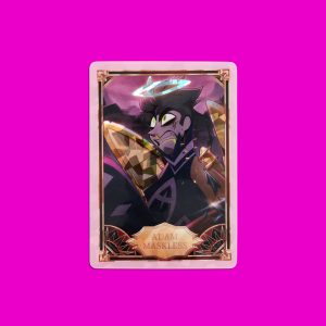 Hazbin Hotel Trading Cards Adam Maskless Cracked Ice Promo Card (PR-07)