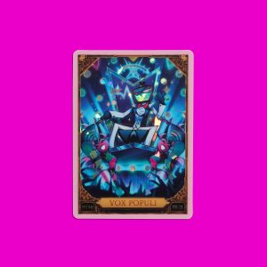 Hazbin Hotel Trading Cards Vox Populi Cracked Ice Promo Card (PR-21)